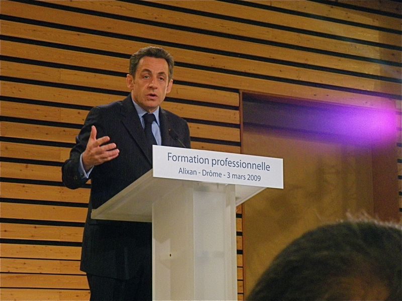 Nicolas Sarkozy à Alixan