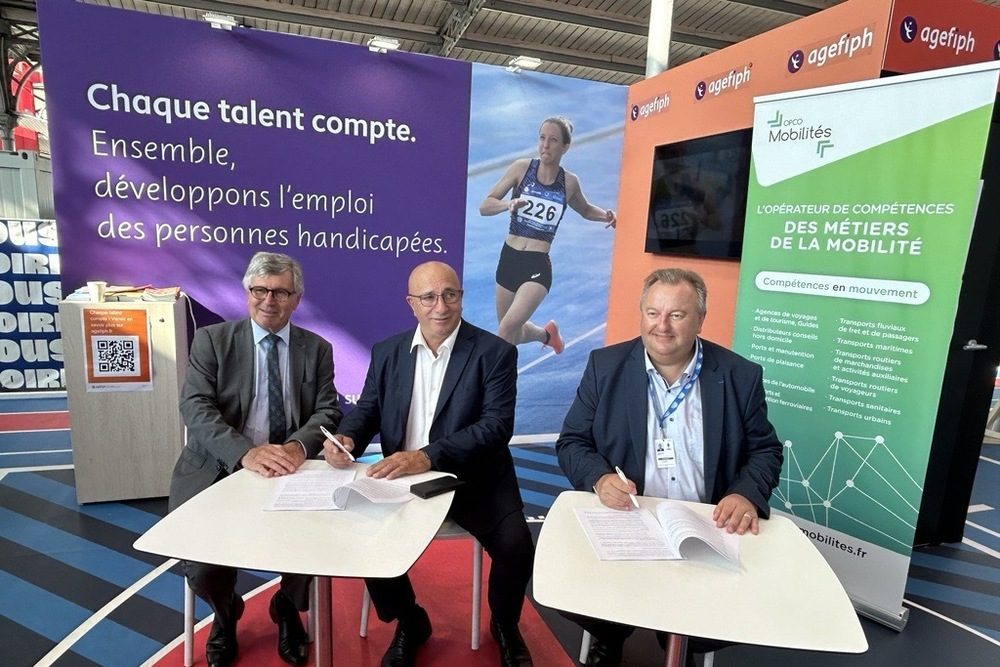 Le 29 août 2024, l’Opco Mobilités signe avec l’Agefiph (Association de gestion du fonds pour l’insertion professionnelle des personnes handicapées) une convention à destination de ses 17 branches adhérentes.