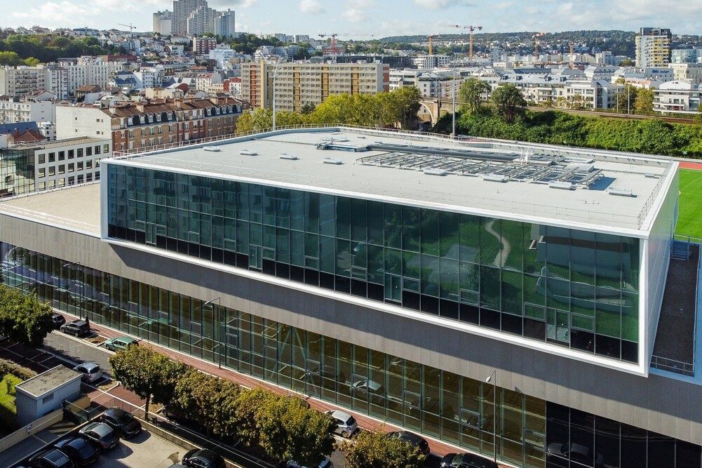 La Cité des sport d’Issy-les-Moulineaux. © Nicolas Fagot - Studio 9