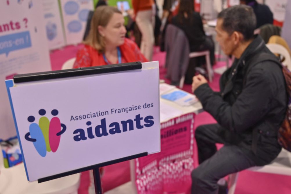 L'Association française des aidants, au Salon des services à la personne.