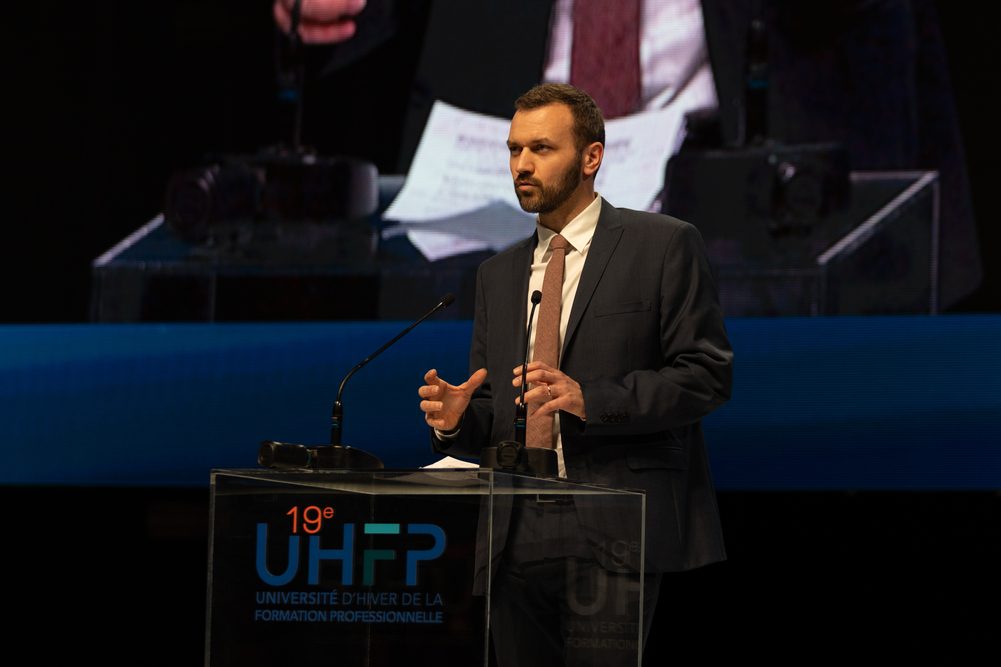 Le 22 janvier 2025, ouverture de la 19e UHFP. Pierre Loäec, chef de la représentation régionale de la Commission européenne.